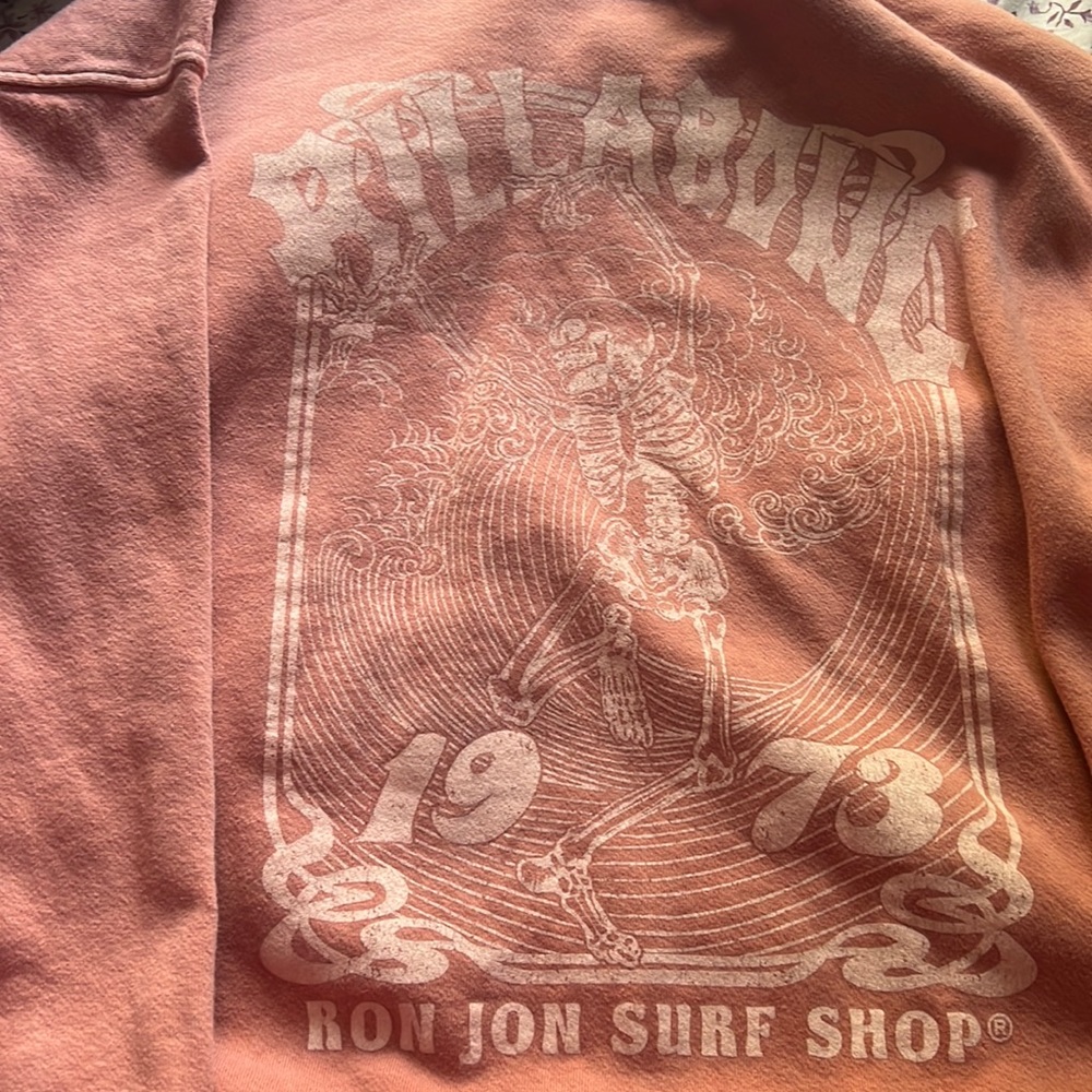Billabong xl sweatshirt salmon color
